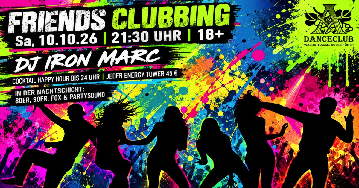 Friends Clubbing