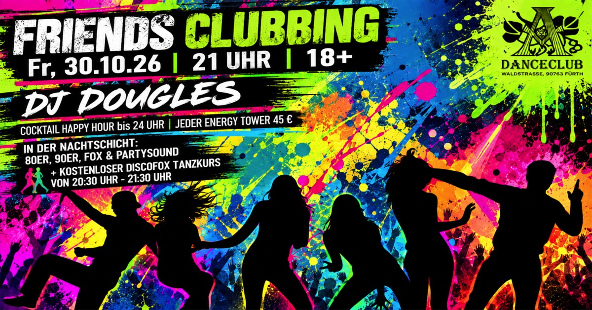 Friends Clubbing