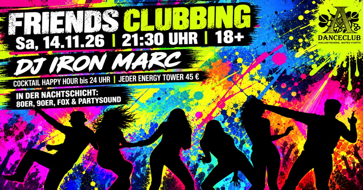 Friends Clubbing 