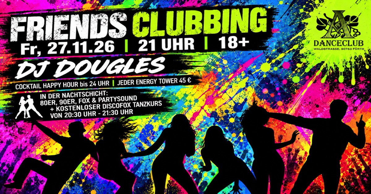 Friends Clubbing